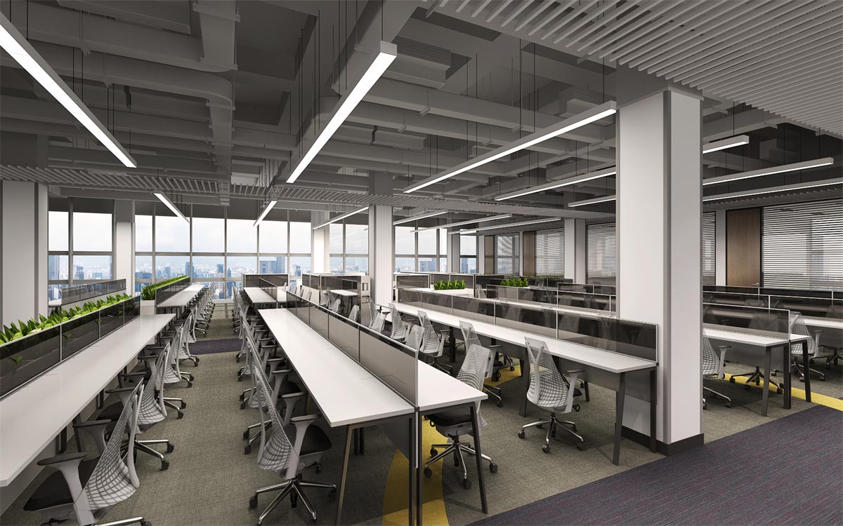 佰仟金融辦公室職員區(qū)設(shè)計裝修 佰仟金融辦公室職員區(qū)設(shè)計裝修